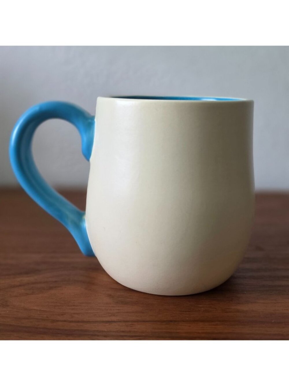 1998 Hallmark LET IT BE Lennon & McCartney Beatles Blue Handle Ceramic 14oz Mug - Picture 5 of 9
